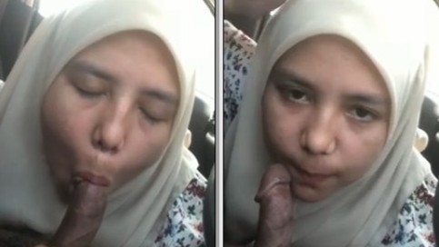 Jilbab Melayu Blowjob Didalam Mobil